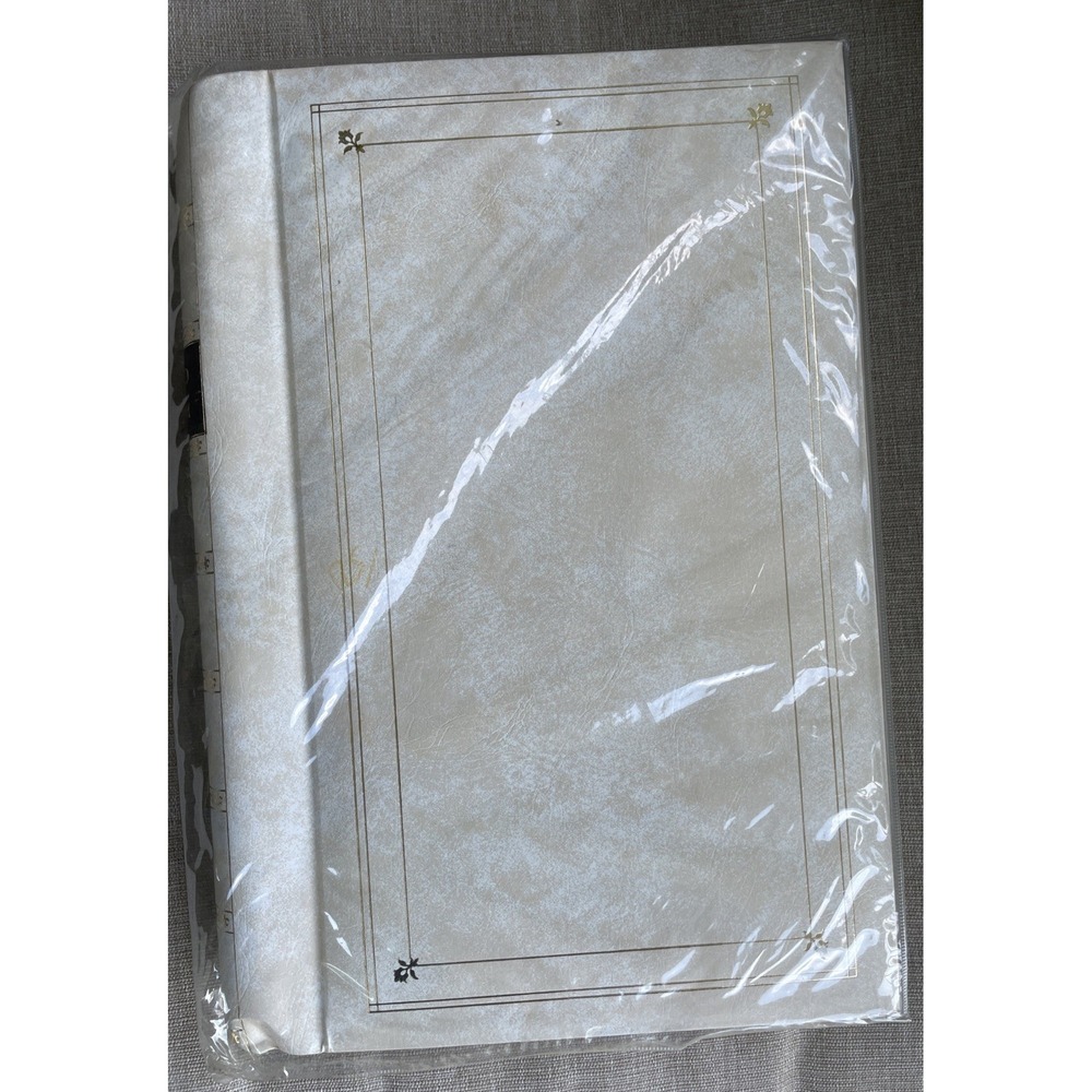Vintage Pioneer Photo Album 300 Photos Size Up To 4x6 Beige Faux Leather Cover